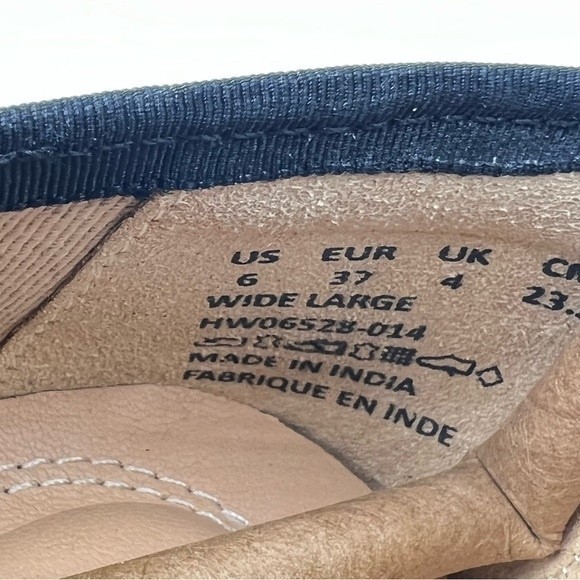 6W 6 WIDE Hush Puppies Women's Sadie Leather Leopard Slip On Loafers Shoes Flats - Picture 15 of 15